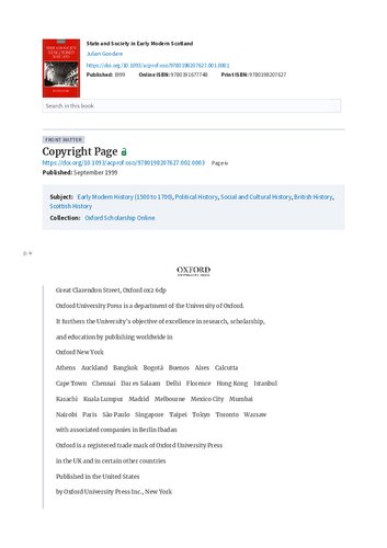 ﻿دولت و جامعه در اسکاتلند مدرن اولیه