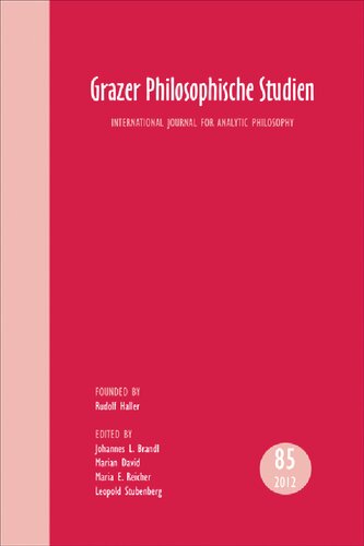 ﻿مجله بین المللی Grazer Philosophische Studien برای فلسفه تحلیلی (Grazer Philosophische Studien)