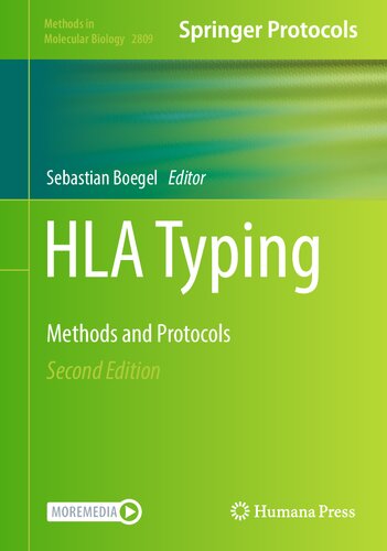 ﻿HLA Typing: Methods and Protocols (Methods in Molecular Biology, 2809)