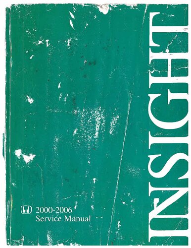 ﻿راهنمای خدمات هوندا اینسایت 2000-2006