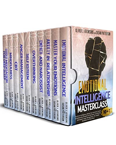 ﻿Masterclass Intelligence Intelligence 10 کتاب در 1: سرنگونی ، اضطراب در رابطه ، CBT ، همدلی و خودشیفتگی ، مراقبه هدایت شده برای خواب عمیق ، ... وابستگی به همبستگی ، رابطه خودشیفتگی)