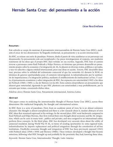 ﻿هرنان سانتا کروز: از فکر تا عمل