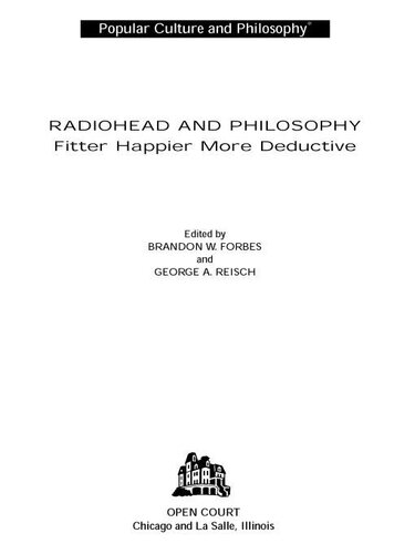 ﻿Radiohead و Philosophy: Fitter Happier قیاسی تر (فرهنگ عامه پسند