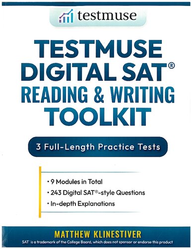 ﻿TestMuse Digital SAT Reading
