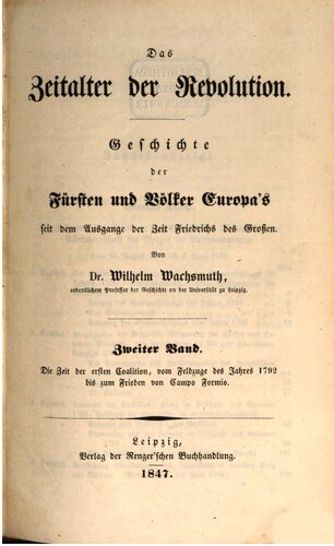 ﻿زمان اولین ائتلاف [ائتلاف] ، از کمپین 1792 تا صلح کمپو فرمو