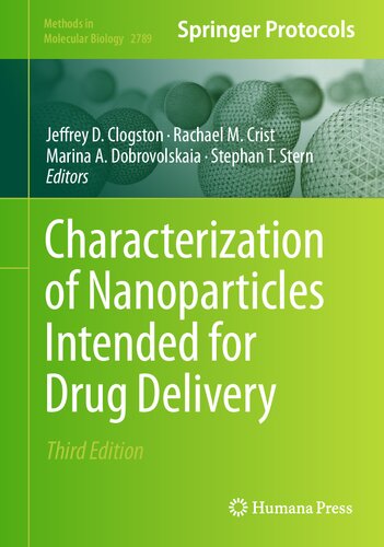 ﻿خصوصیات نانوذرات در نظر گرفته شده برای تحویل دارو (روشهای زیست شناسی مولکولی ، 2789)