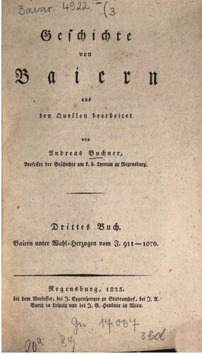 ﻿بایرن [بایرن] تحت رهبری دوک های انتخابی از 911 - 1070