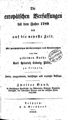 ﻿قوانین اساسی اروپا از 1789 تا آخرین زمان