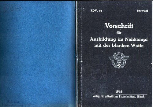 ﻿Reichsführer SS - 1944 - آموزش در نبرد نزدیک با سلاح های برهنه