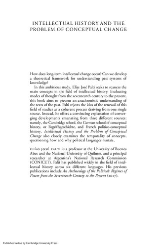 ﻿تاریخ فکری و مسئله تغییر مفهومی