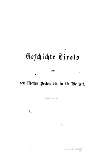 ﻿تاریخ تیرول از کهن ترین دوران تا دوران مدرن