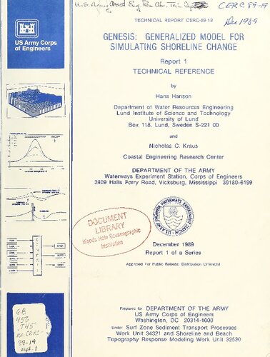 ﻿Genesis Model برای شبیه سازی تغییر خط ساحلی