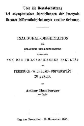 ﻿برآورد باقی مانده برای نمایش مجانبی از انتگرال lin.D.Eq. سفارش 2