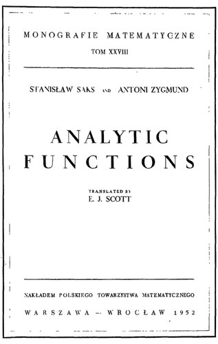 ﻿توابع تحلیلی