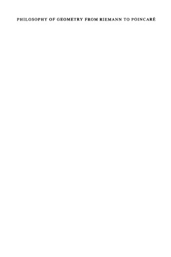 ﻿فلسفه هندسه از ریمان تا پوانکاره (Episteme, 7)
