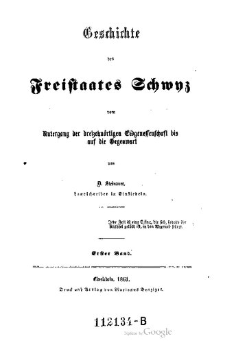 ﻿تاریخچه ایالت آزاد شویز از سقوط کنفدراسیون سیزده ساله تا به امروز