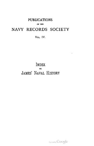 ﻿فهرست تاریخچه دریایی جیمز