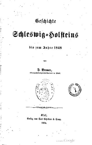 ﻿تاریخ شلسویگ-هولشتاین تا سال 1848