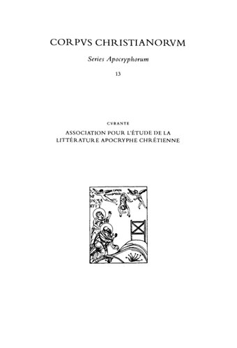 ﻿Apocrypha Hiberniae I, 1: Evangelia infantiae