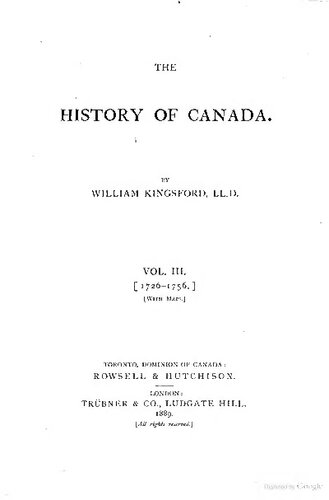 ﻿تاریخ کانادا / 1726-1756