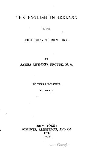 ﻿انگلیسی ها در ایرلند در قرن هجدهم