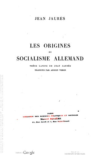 ﻿منشأ سوسیالیسم آلمان