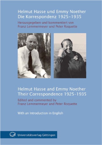﻿Helmut Hasse و Emmy Noether: The Correspondence 1925-1935