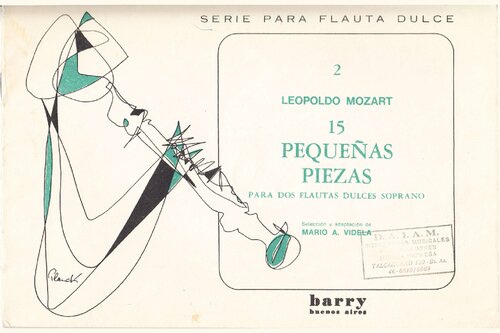 ﻿لئوپولد موتسارت: 15 قطعه کوچک برای دو ضبط سوپرانو.