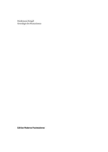 ﻿تبارشناسی اومانیسم: مناظرات - نقد - دیدگاه های نو