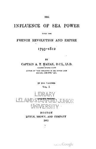 ﻿تأثیر قدرت دریا بر انقلاب و امپراتوری فرانسه، 1793-1812