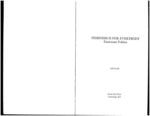 ﻿فمینیسم برای همه است: سیاست های پرشور