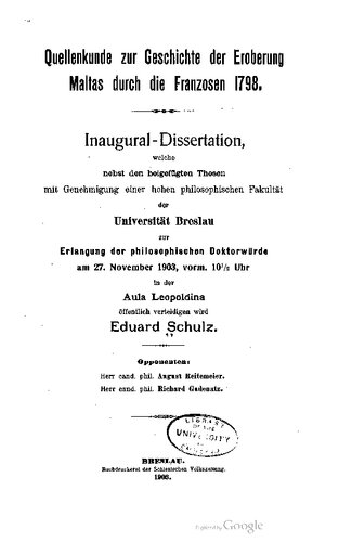 ﻿منابع تاریخ فتح مالت توسط فرانسوی ها در سال 1798