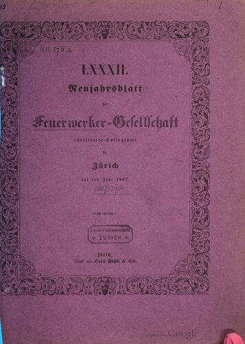 ﻿روزهای حساس نبرد کوهستان در جنگ ائتلاف 1799 / کرونیکل توپخانه سوئیس از 1883 تا 1885