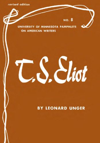 T.S. الیوت (جزوه درباره نویسندگان آمریکایی)