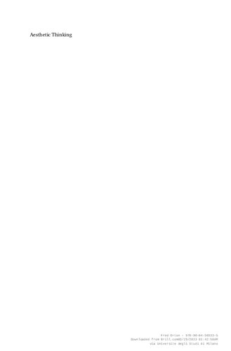 ﻿تفکر زیباشناختی: مقالاتی در مورد نیت، نقاشی، کنش و ایدئولوژی