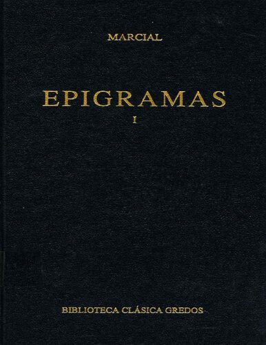 ﻿Marcial: Epigrams. جلد.