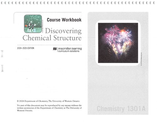 ﻿UWO Chemistry 1301A Discovering Chem Course Workbook