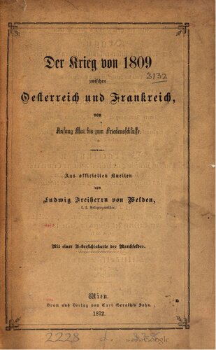 ﻿جنگ 1809 بین اتریش و فرانسه از آغاز ماه مه تا پایان صلح