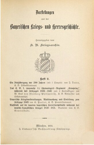﻿بازنمایی هایی از جنگ باواریا و تاریخ ارتش