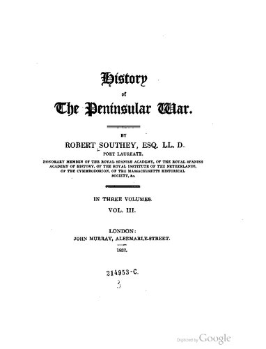 ﻿تاریخ جنگ شبه جزیره