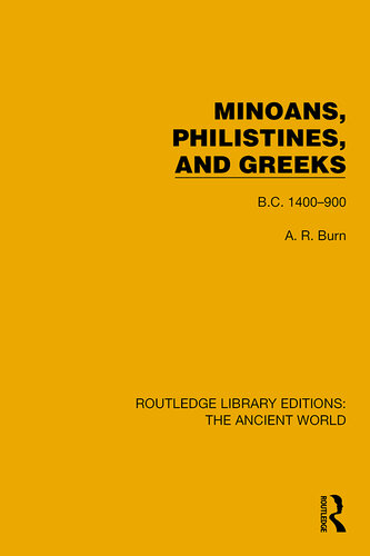 ﻿Minoans ، Philistines و یونانیان: B.C. 1400-900