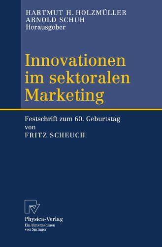 ﻿نوآوری‌ها در بازاریابی بخشی: Festschrift برای 60 سالگی فریتز شوخ