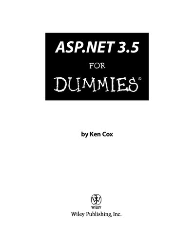 ﻿ASP.NET 3.5 برای آدمک ها