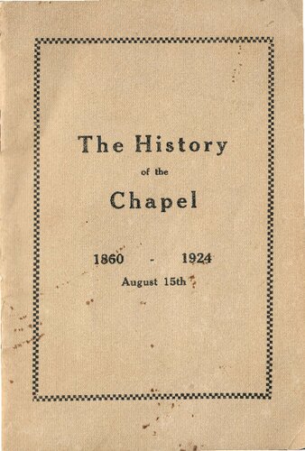 ﻿تاریخچه نمازخانه، 1860-1924