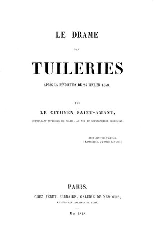 ﻿درام Tuileries پس از انقلاب 24 فوریه 1848