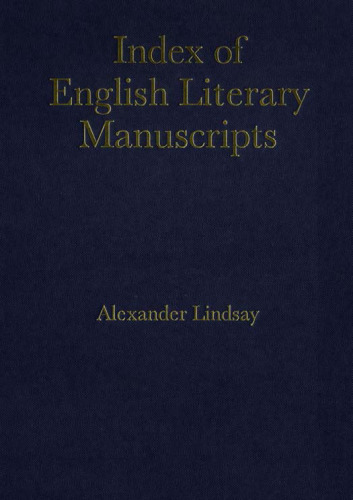 ﻿فهرست دست نوشته های ادبی انگلیسی