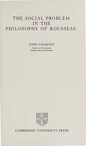﻿مشکل اجتماعی در فلسفه روسو