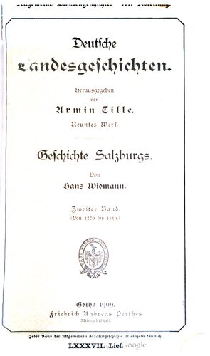 ﻿تاریخچه سالزبورگ / از 1270 تا 1519