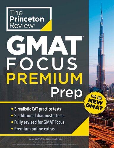 ﻿بررسی پرینستون GMAT Focus Premium Prep: 3 آزمون کامل تمرین CAT 2 تست تشخیصی بررسی کامل محتوا