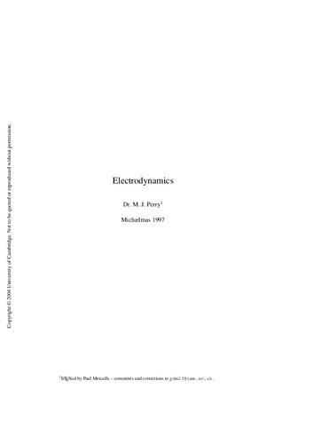 ﻿الکترودینامیک